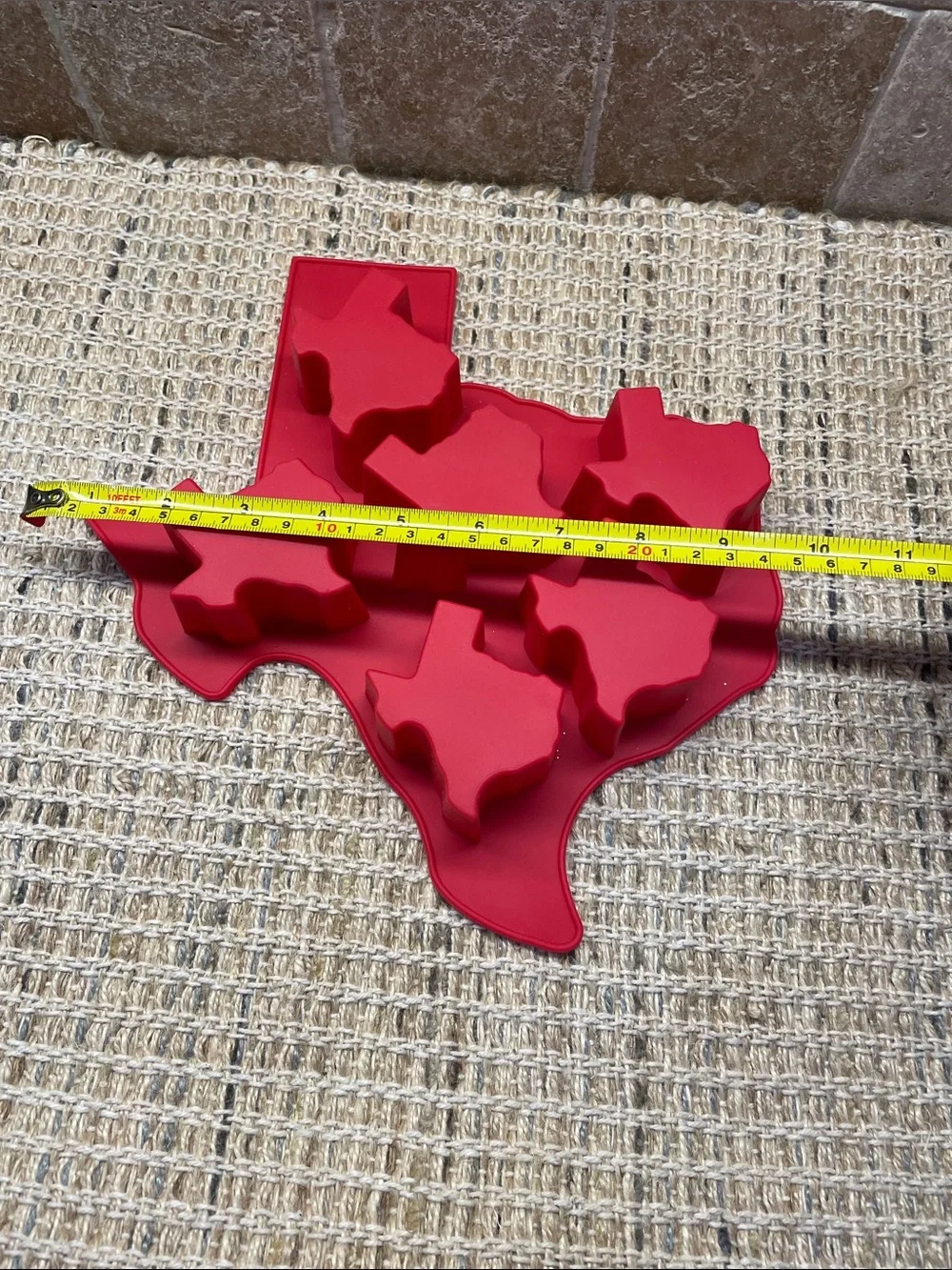 Red Texas-Shaped Silicone Mold Set
